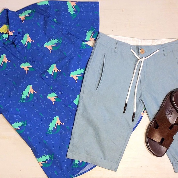 Under The Sea Printed Short Sleeve Shirt - Picture 6 of 7